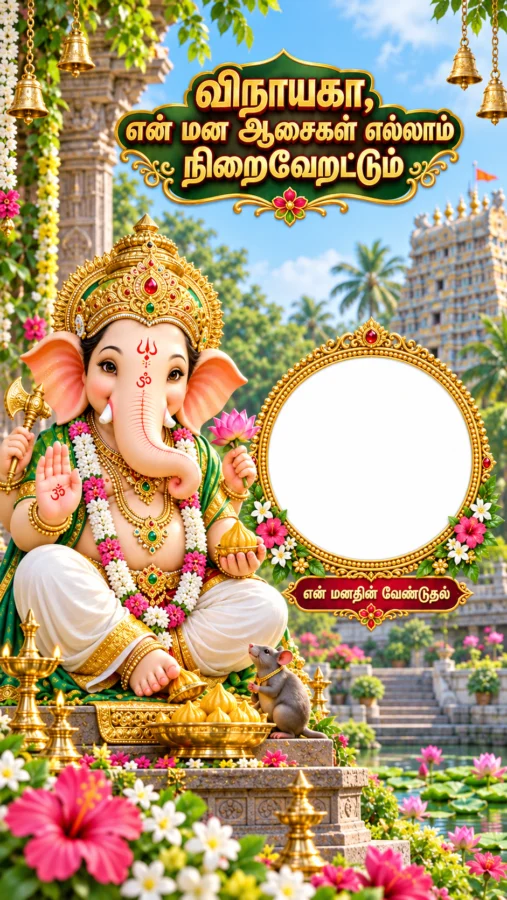 விநாயகர் போட்டோ ஃபிரேம் | Pictelvo