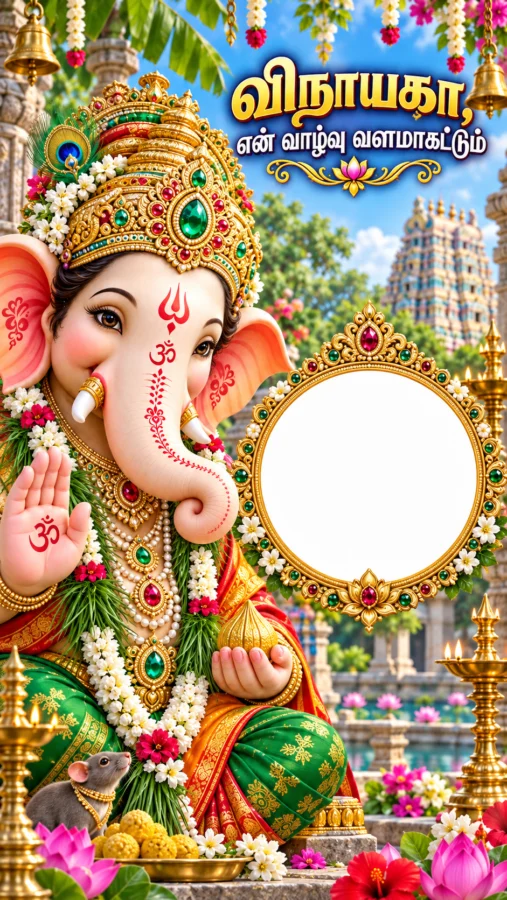 விநாயகர் போட்டோ ஃபிரேம் – என் வாழ்வு வளமாகட்டும்