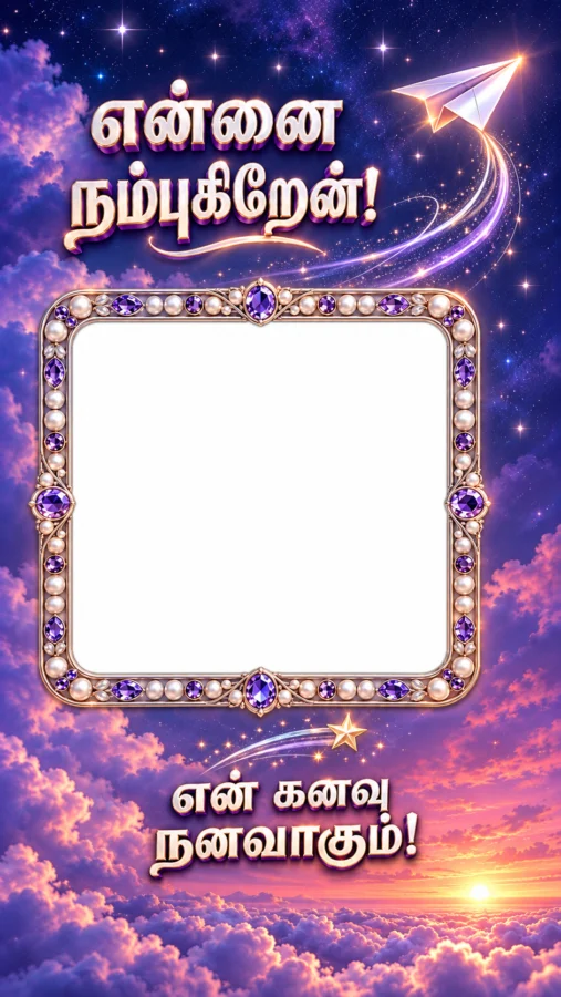 என்னை நம்புகிறேன் – Tamil Motivation Photo Frame
